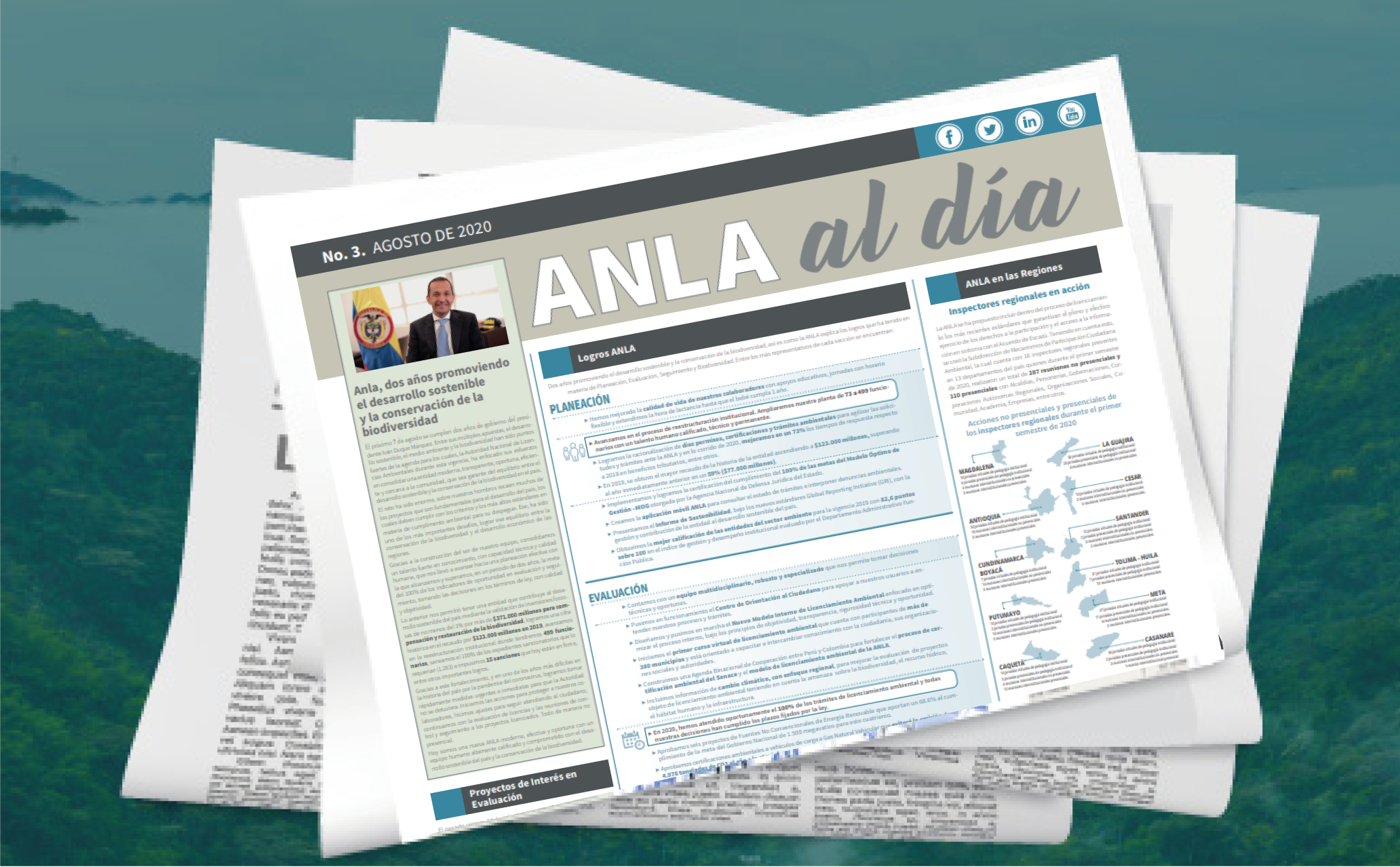 Ingrese a ver la edición número 3 del boletín ANLA al día