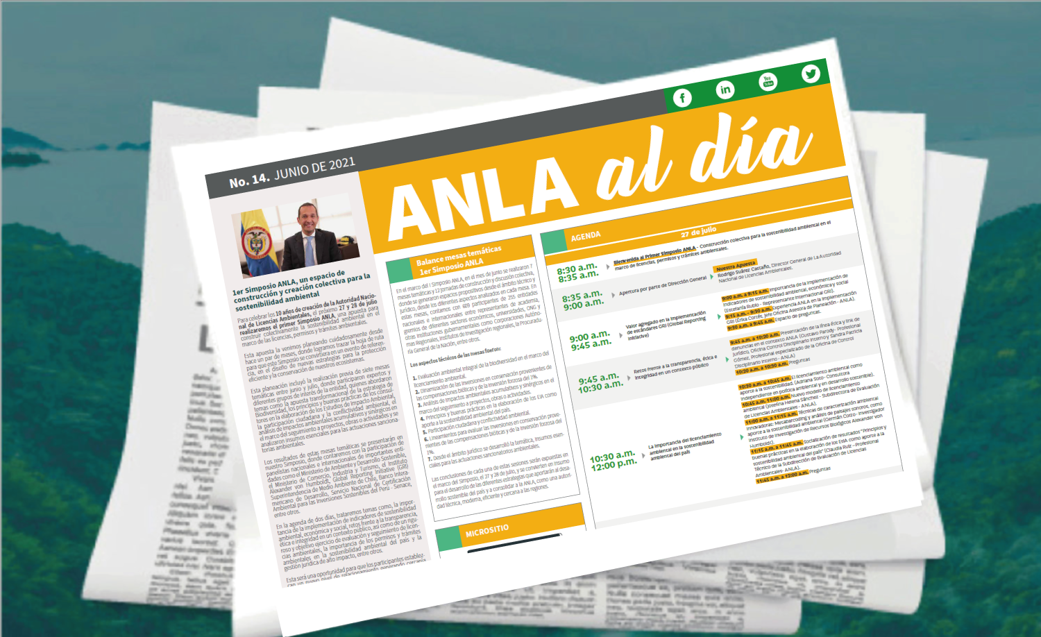 Ingrese a ver la edición número 14 del boletín ANLA al día