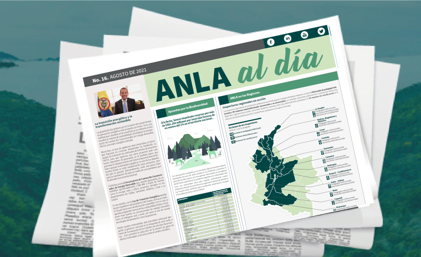 Ingrese a ver la edición número 26 del boletín ANLA al día