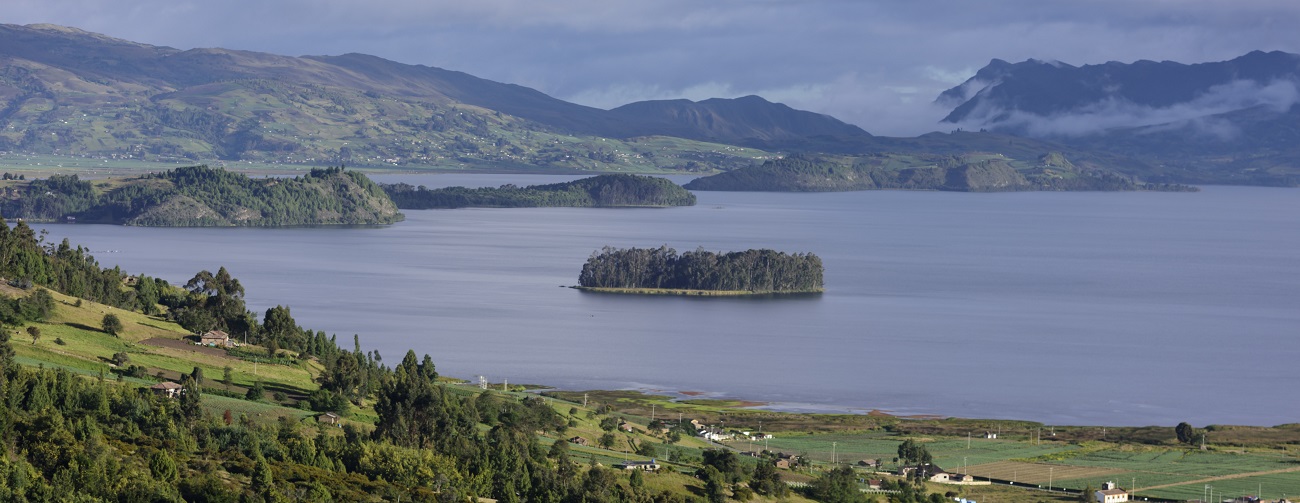 lago de tota vista aerea