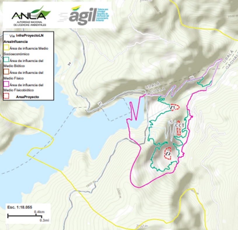 Imágen de la localización del Proyecto de desarrollo sostenible - Construcción de bocatoma y obras conexas