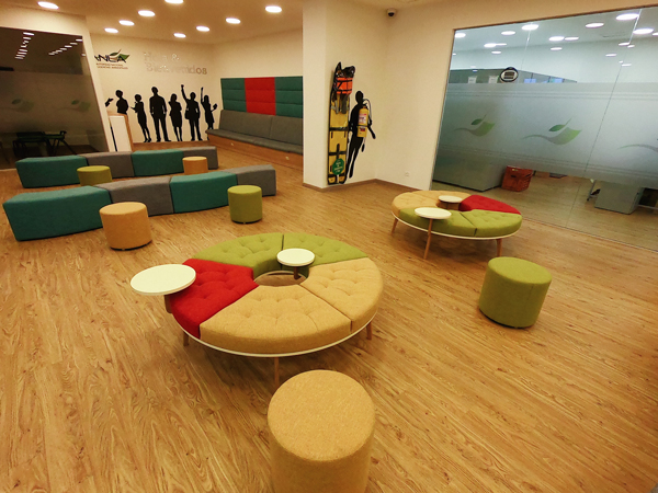 Sala de espera de Atención Centro de Contacto Ciudadano