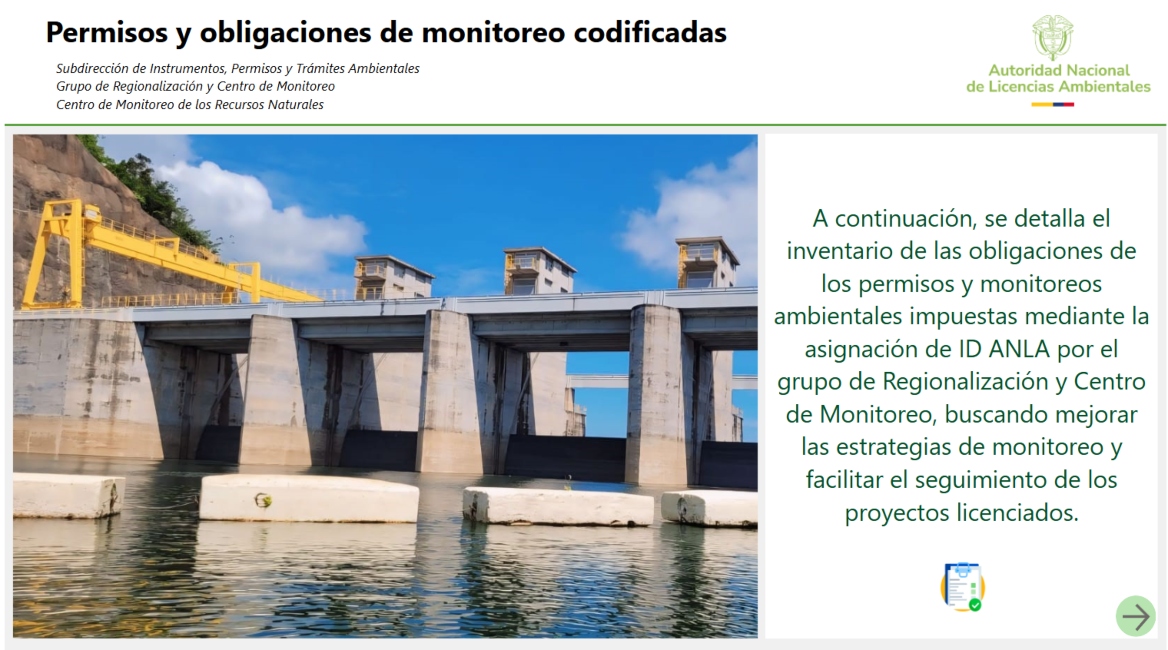 Imagen del tablero de control de Permisos y Obligaciones