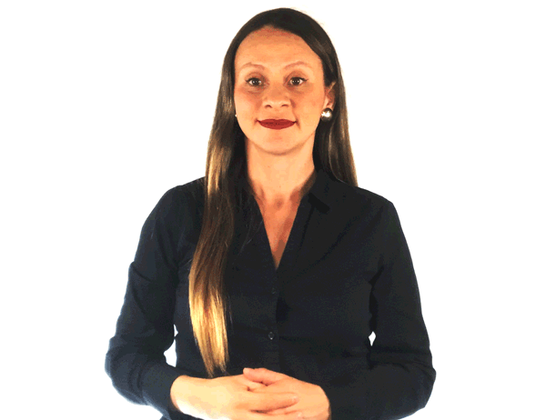 Traducción de particita en lengua de señas