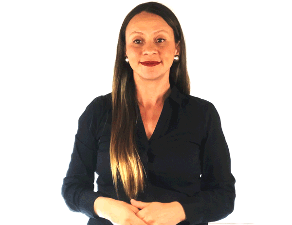 Traducción de sala de prensa en lengua de señas