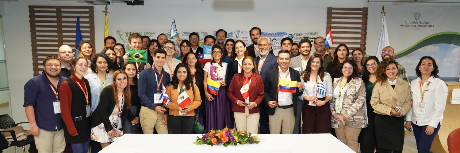 Imagen de cierre del XII Diálogo Regional de Política sobre Licenciamiento y Cumplimiento Ambiental en América Latina y el Caribe