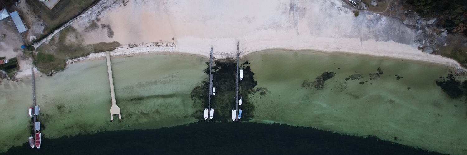 Imagen aérea del proyecto Permiso de concesión de aguas superficiales en Playa Blanca en Tota, Boyacá