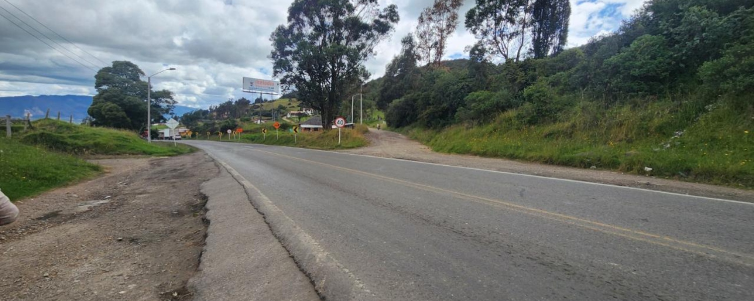 Imagen de la calzada Casablanca - Ubaté
