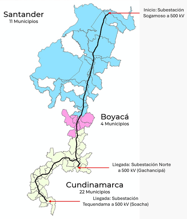 Con aval ambiental de la ANLA avanza proyecto estratégico de energía para conectar Santander Boyacá y Cundinamarca 2