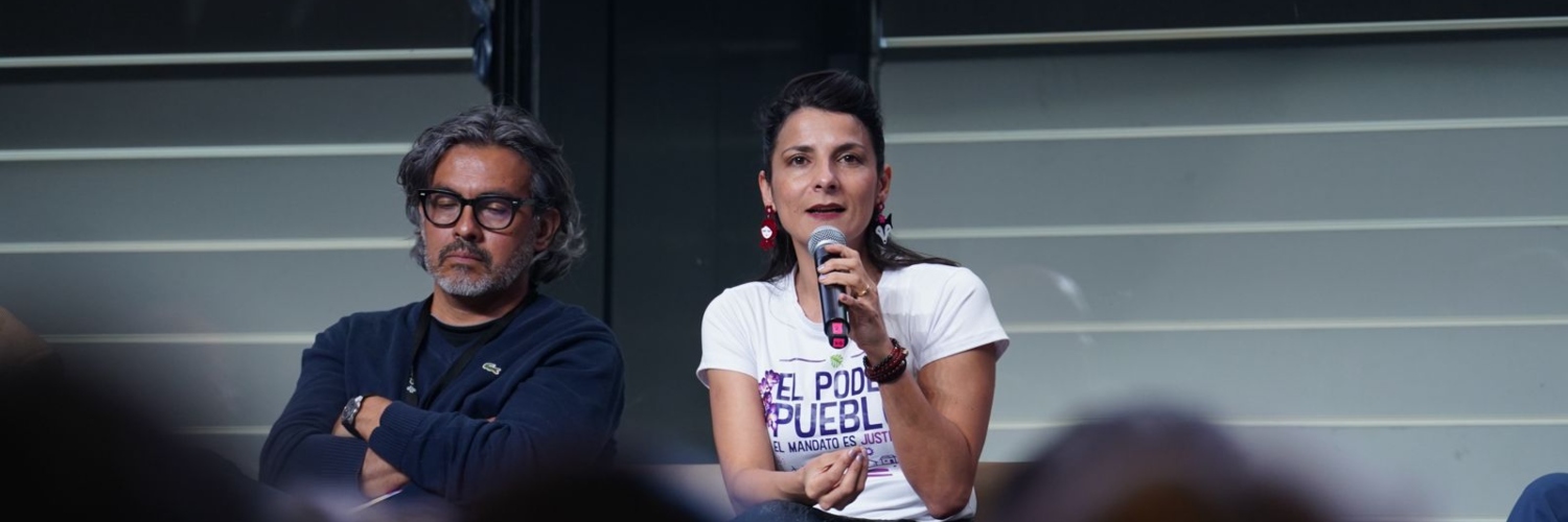 Imagen de referencia de la directora Irene Velez en el evento de CLACSO 2025