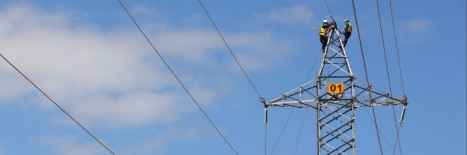 Imagen de torre de transmisión eléctrica