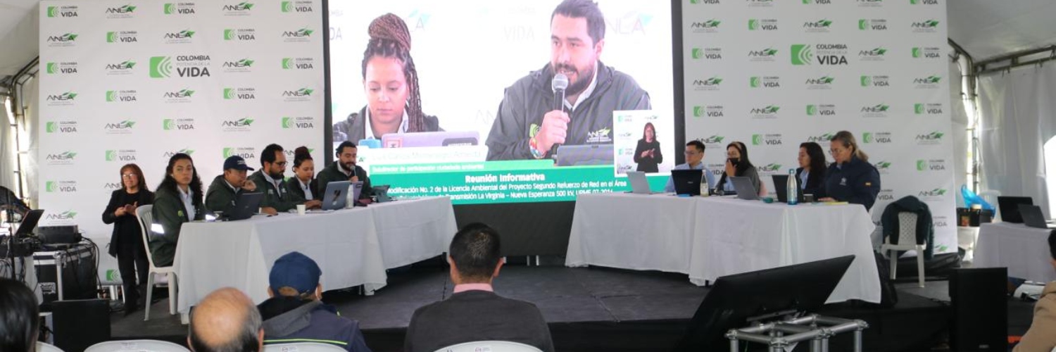 Imagen de la Audiencia Pública Ambiental de línea de transmisión La Virginia – Nueva Esperanza