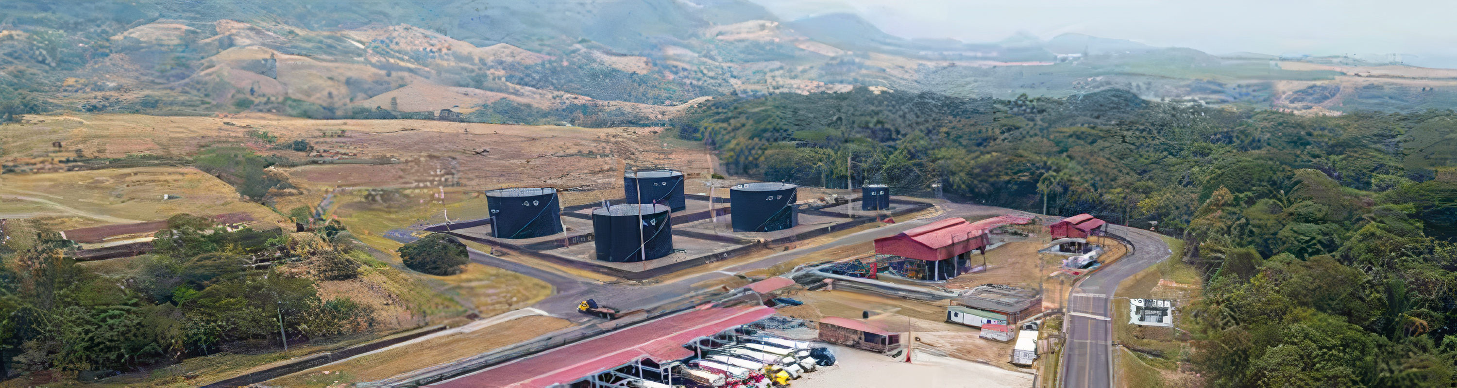 Imagen de estación de bombeo de Poliducto Galán – Chimita