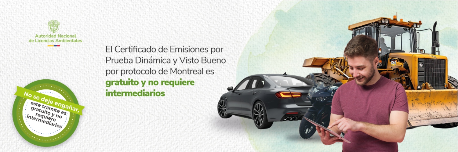 Banner Certificado de Emisiones por Prueba Dinámica y Visto Bueno es gratuito