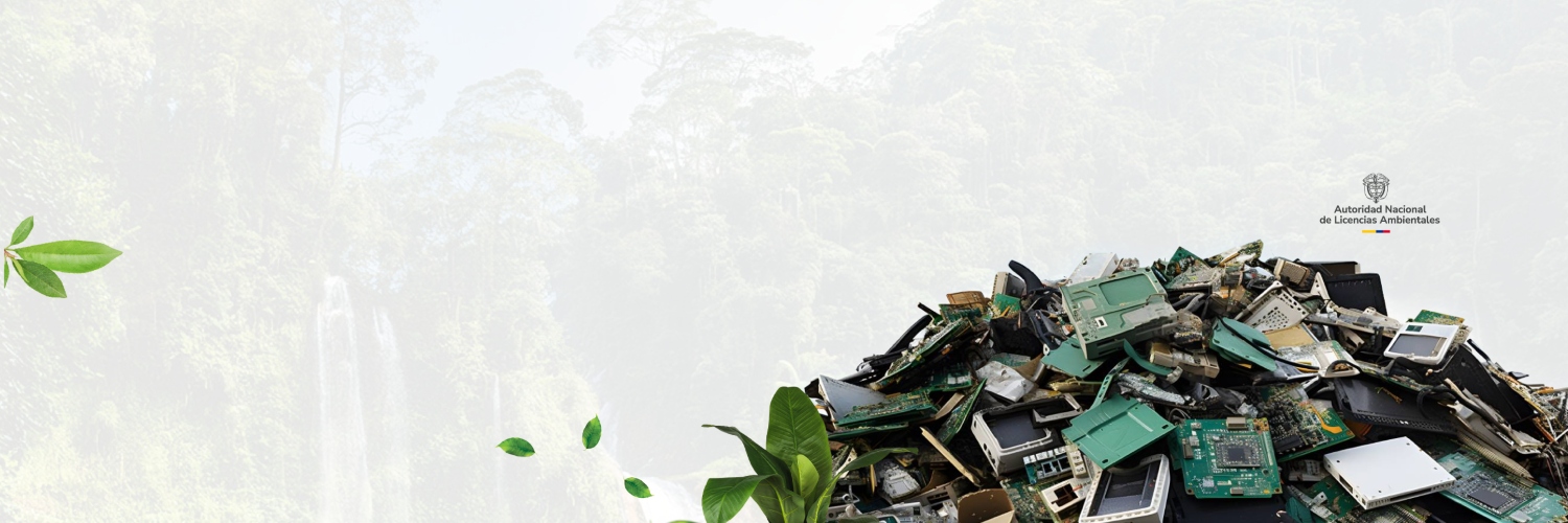 Imagen de referencia de residuos electrónicos ANLA